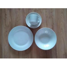 Good Quality White Porcelain Dish Set